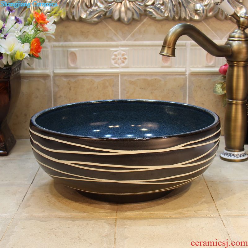 jingdezhen JingYuXuan variable jump cut blue and white Conjoined mop pool basin mop mop mop pool