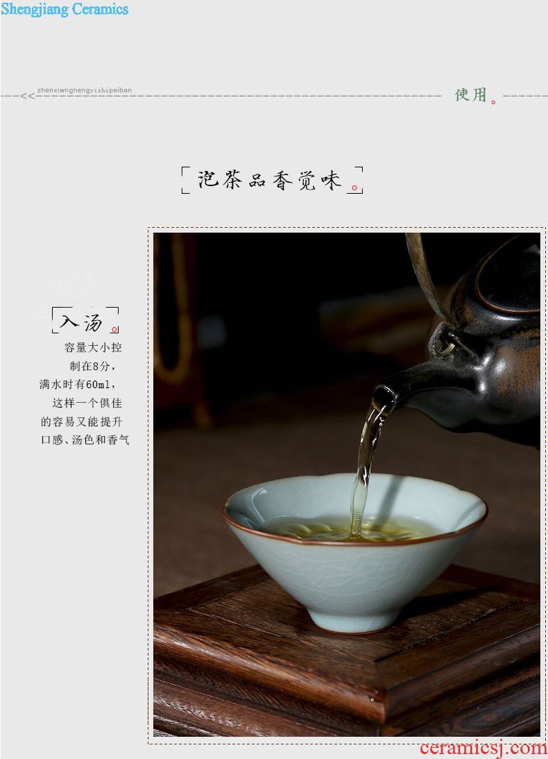 The three frequently ceramic cups with cover filter mark office tea tea set TZS228 jingdezhen celadon water cup