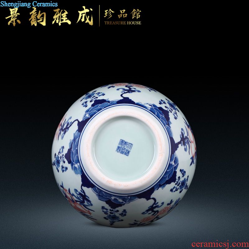 Jingdezhen ceramics vase sitting room place modern fashion peony vases, home act the role ofing wedding gift collections