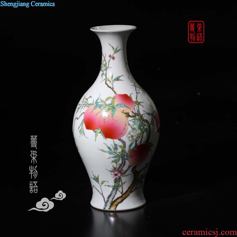 Jingdezhen 25 kg environmental protection high-grade watermelon cover ceramic storage tank practical household porcelain cover tank storage pickle jar