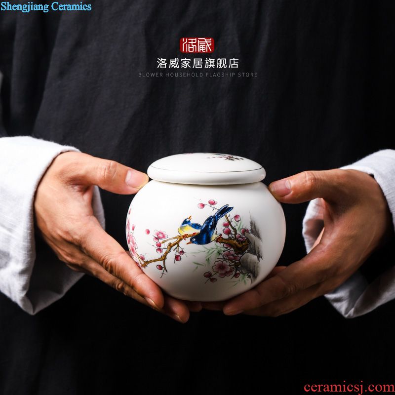 Jingdezhen ceramic household archaize earthenware bubble wine wine jar it 10 jins 20 jins hip flask bottles with tap