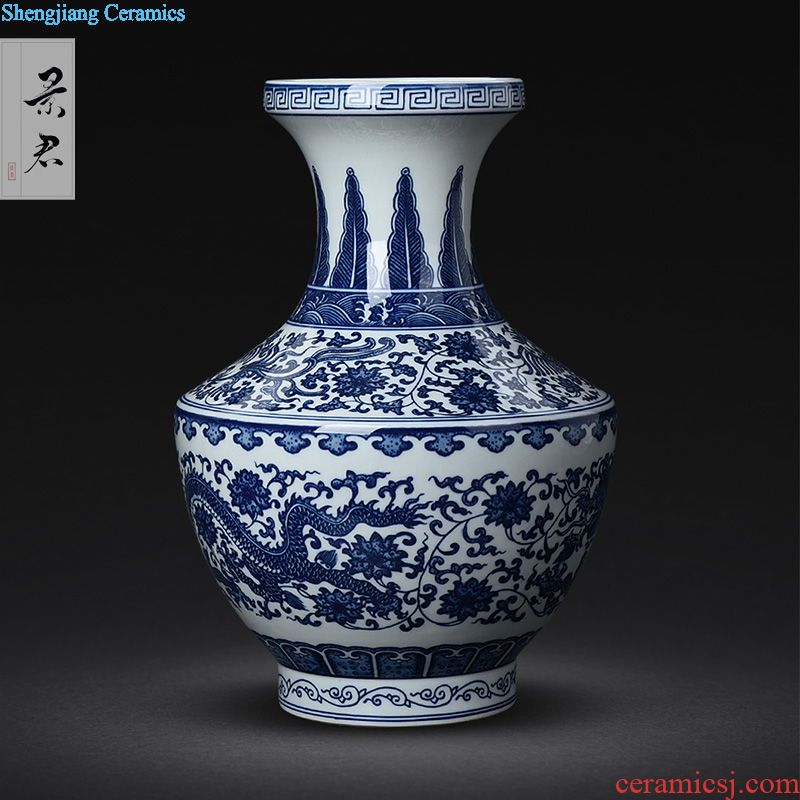 JingJun jingdezhen ceramics pure manual ji blue kung fu tea teapot hand-painted paint little teapot vessels
