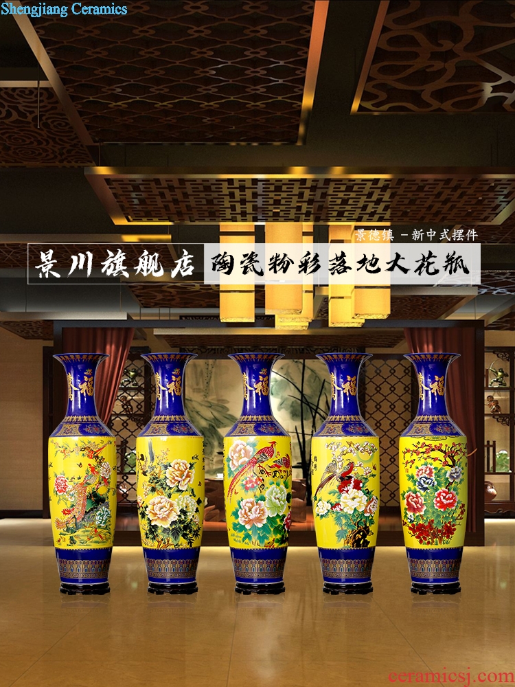 Jingdezhen ceramics vase of large sitting room large home decoration porcelain hotel opening gifts furnishing articles