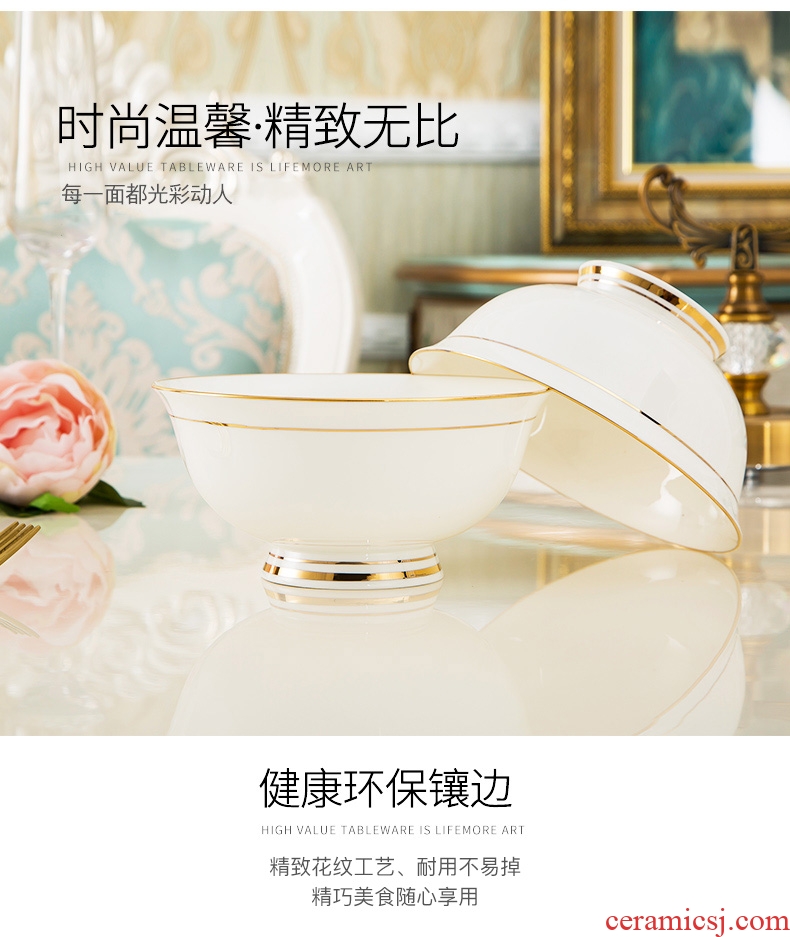 Jingdezhen european-style phnom penh ceramics steak knife and fork dish suit household Nordic food plate of creative personality western tableware