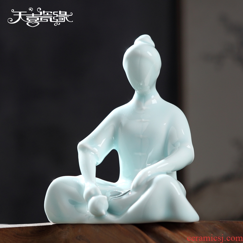 Jingdezhen modern Chinese tea ceremony furnishing articles sitting room desk safely home decoration ceramic decoration arts and crafts