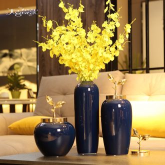 JingDeXin town of Chinese ceramic vase wine TV ark place the sitting room dining-room flower arranging porcelain home decoration