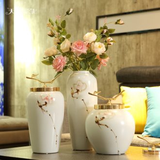 Modern European ceramic vase furnishing articles creative contracted sitting room flower arranging, TV ark porch home decoration