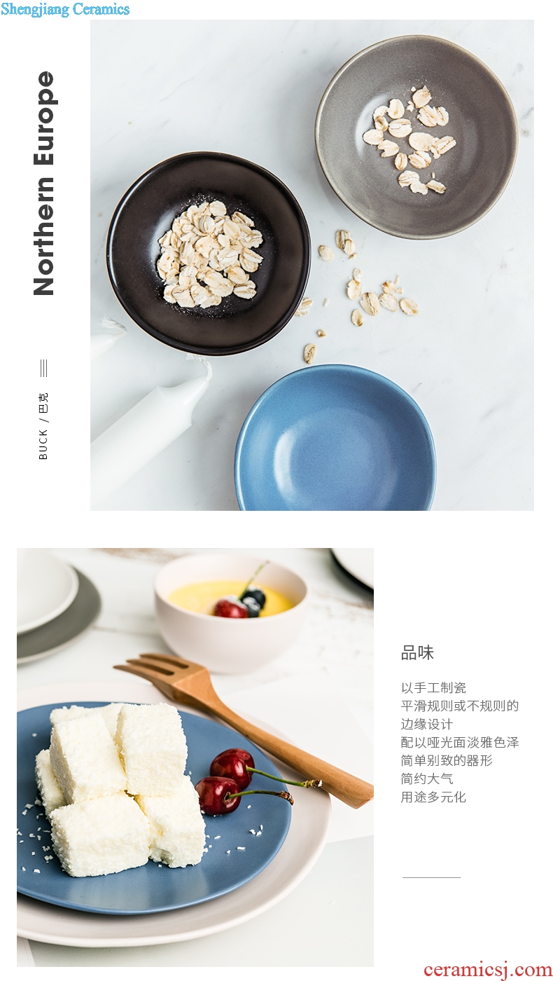 Million jia contracted ceramic snack dishes snacks flavor dish chafing dish dish dish dish dish of sauce dish condiment dish