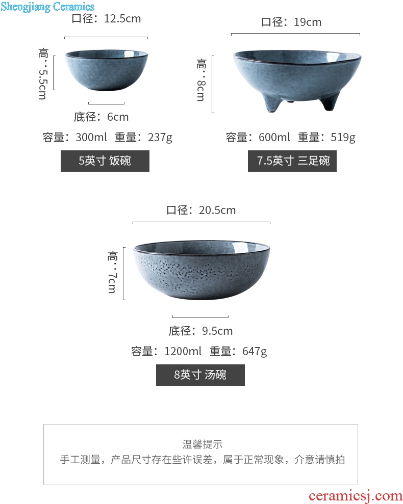 Creative ijarl Nordic contracted wind household ceramics tableware to eat red bowl of salad bowl bowl noodles in soup bowl with network