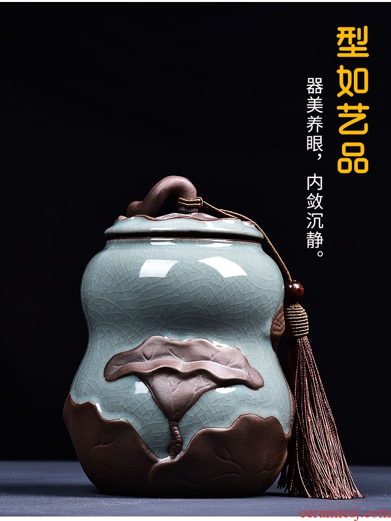 HaoFeng elder brother kiln ceramic tea pot household seal pot pu large POTS kung fu tea tea accessories