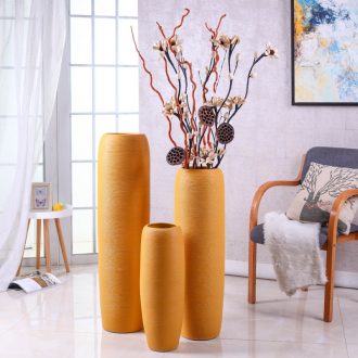 Nordic landing simulation flower vase suit contemporary and contracted sitting room large jingdezhen ceramic dry flower arranging flowers is placed
