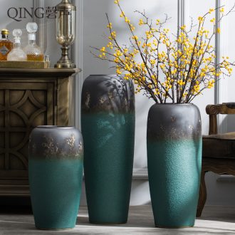 Ground vase large ceramic furnishing articles home decor contemporary and contracted sitting room porch dried flower arranging flowers thick ceramics