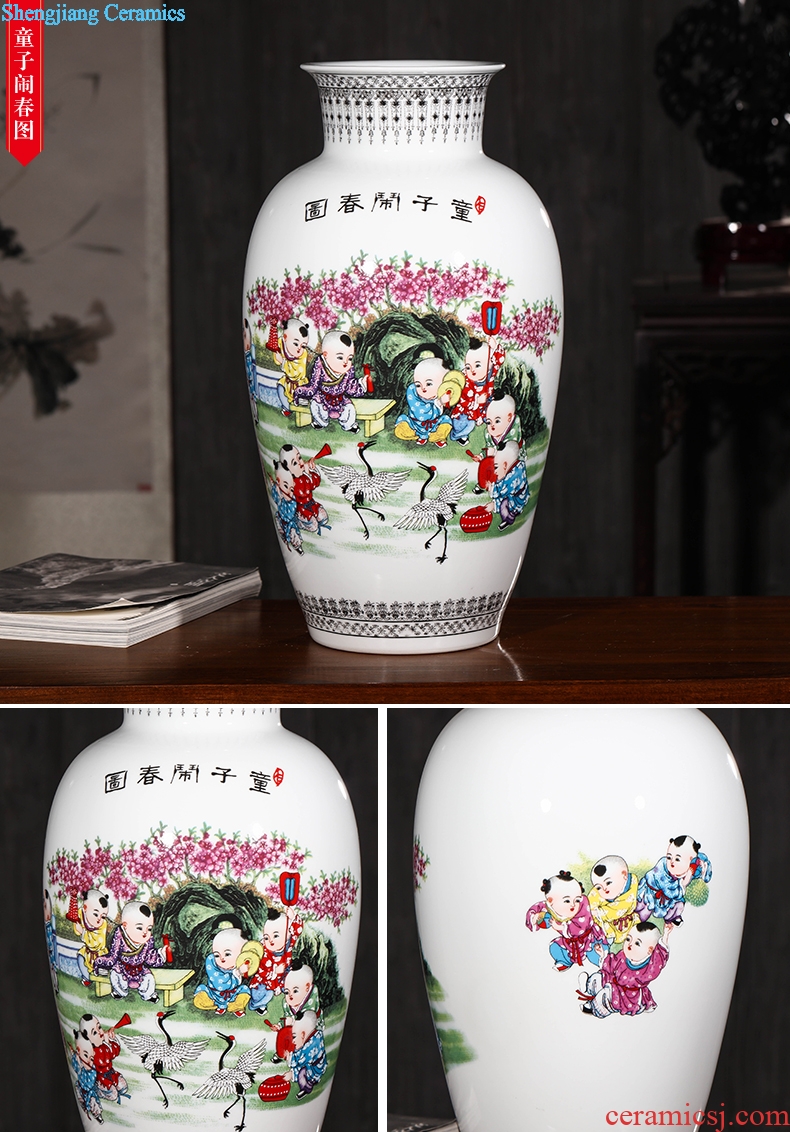 Jingdezhen ceramics vase furnishing articles new Chinese style of large vases, home living room TV ark adornment ornament