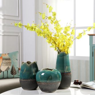 Jingdezhen ceramics vases, contemporary and contracted household soft outfit creative furnishing articles flower arranging the sitting room porch wine accessories