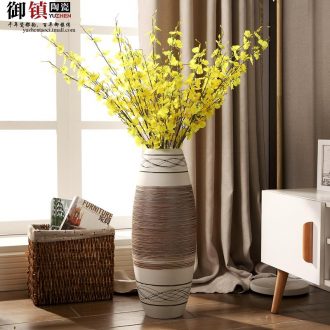Jingdezhen contemporary and contracted household ceramic accessories example room sitting room of large vase soft adornment hotel furnishing articles