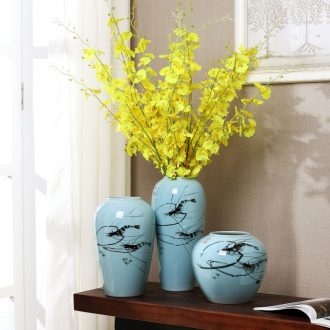 Modern new Chinese vase furnishing articles of jingdezhen ceramics vases, flower arrangement, TV ark sitting room home decoration