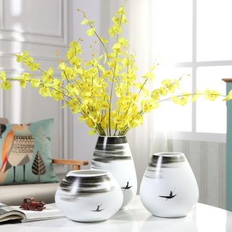 Modern new Chinese style furnishing articles ceramics vases, flower arranging is zen wine decoration in the sitting room porch home decoration