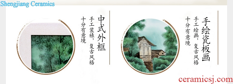 The jingdezhen porcelain plate painting nostalgia figure adornment home sitting room hangs a picture the study office opening gifts