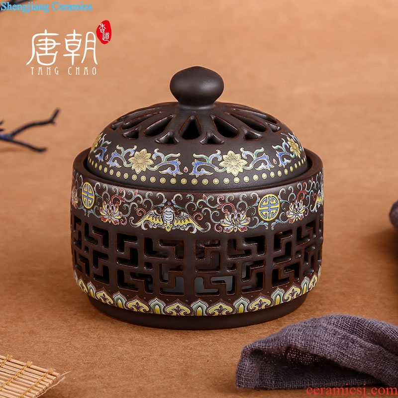 Tang dynasty ceramics cloisonne censers creative small night light aroma stove household bedroom teahouse teachers