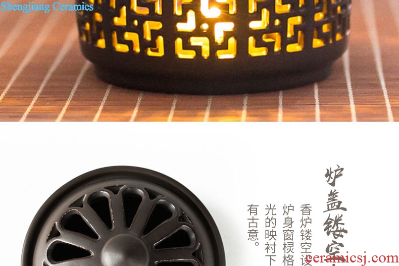 Tang dynasty ceramics cloisonne censers creative small night light aroma stove household bedroom teahouse teachers