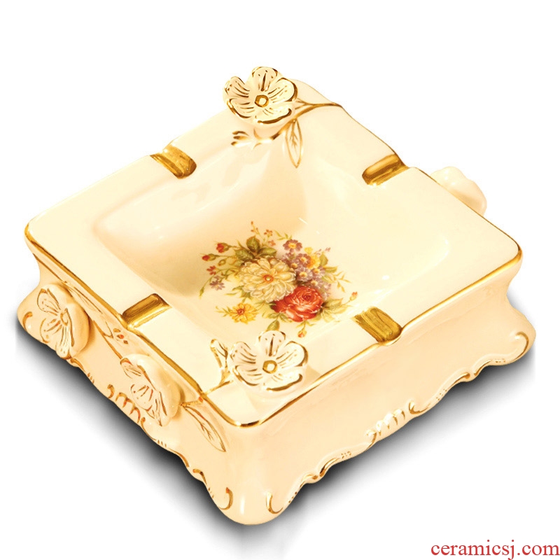 The Vatican Sally's creative personality of Europe type restoring ancient ways furnishing articles ashtray household ceramics square ashtray sitting room tea table decoration