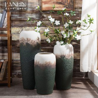 Ceramic vase furnishing articles sitting room decoration ideas dried flower arranging flowers large vases, contracted and contemporary household adornment