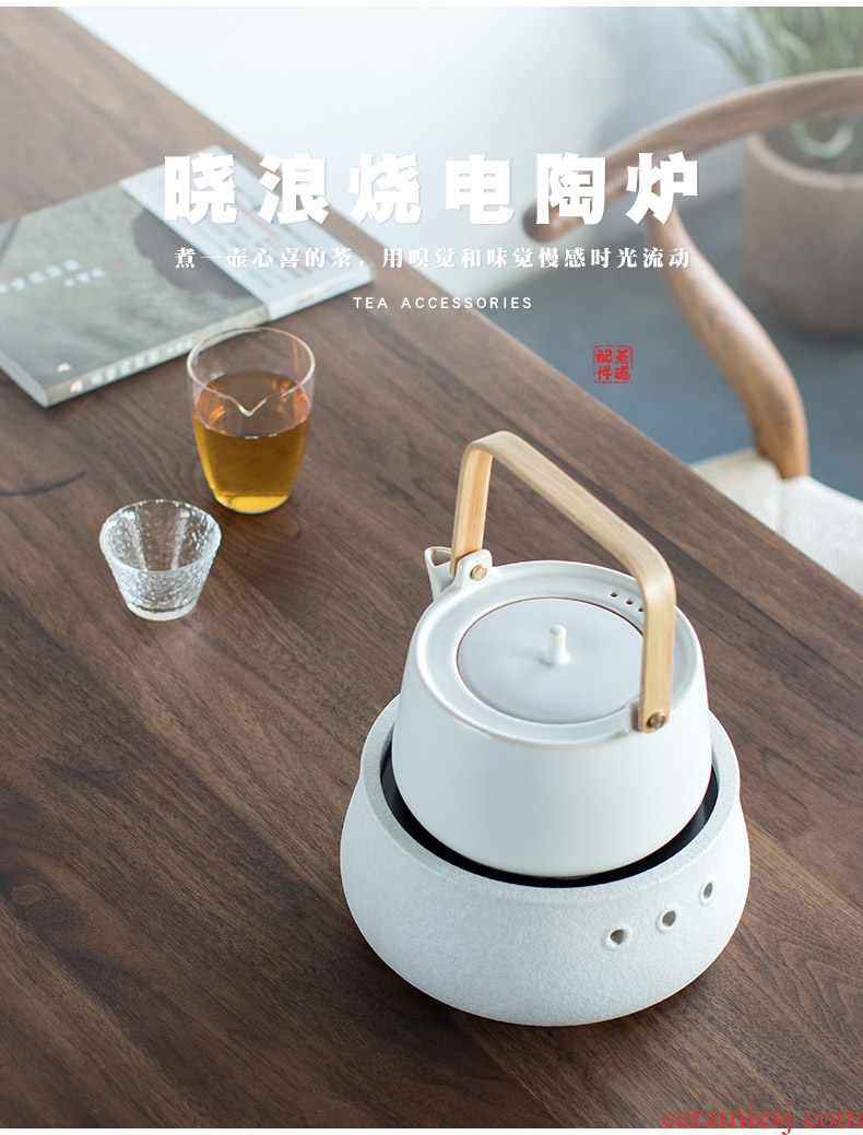 Mr Hours of nanshan light kettle TaoLu boiled tea machine household ceramic tea sets tea cooking pot