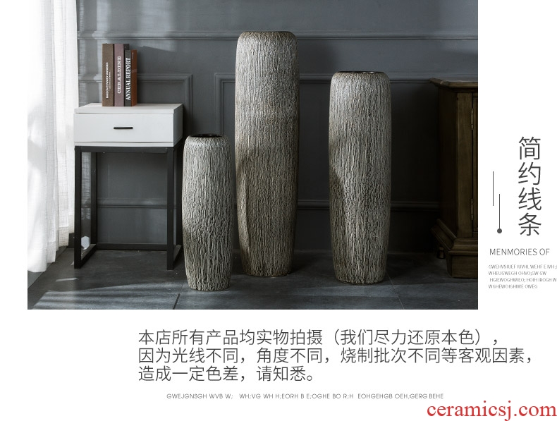 Tall vases landing simulation flower dried flowers restore ancient ways home decorations furnishing articles sitting room dining-room TV ark ceramics