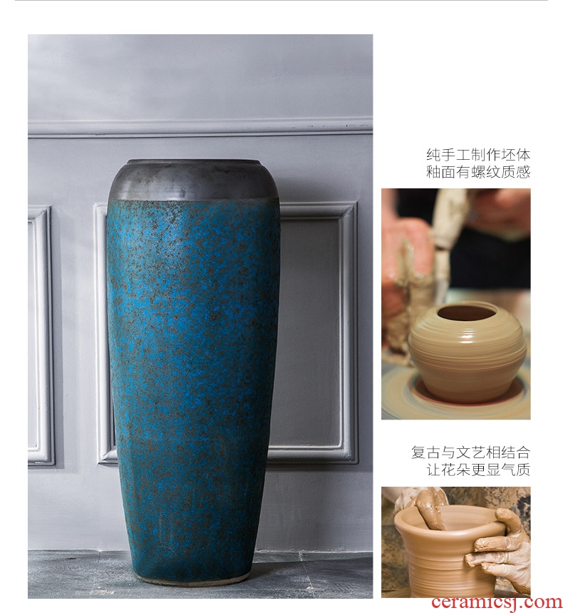 European ideas of jingdezhen ceramic vase of large sitting room flower arranging hotel villa household soft adornment POTS