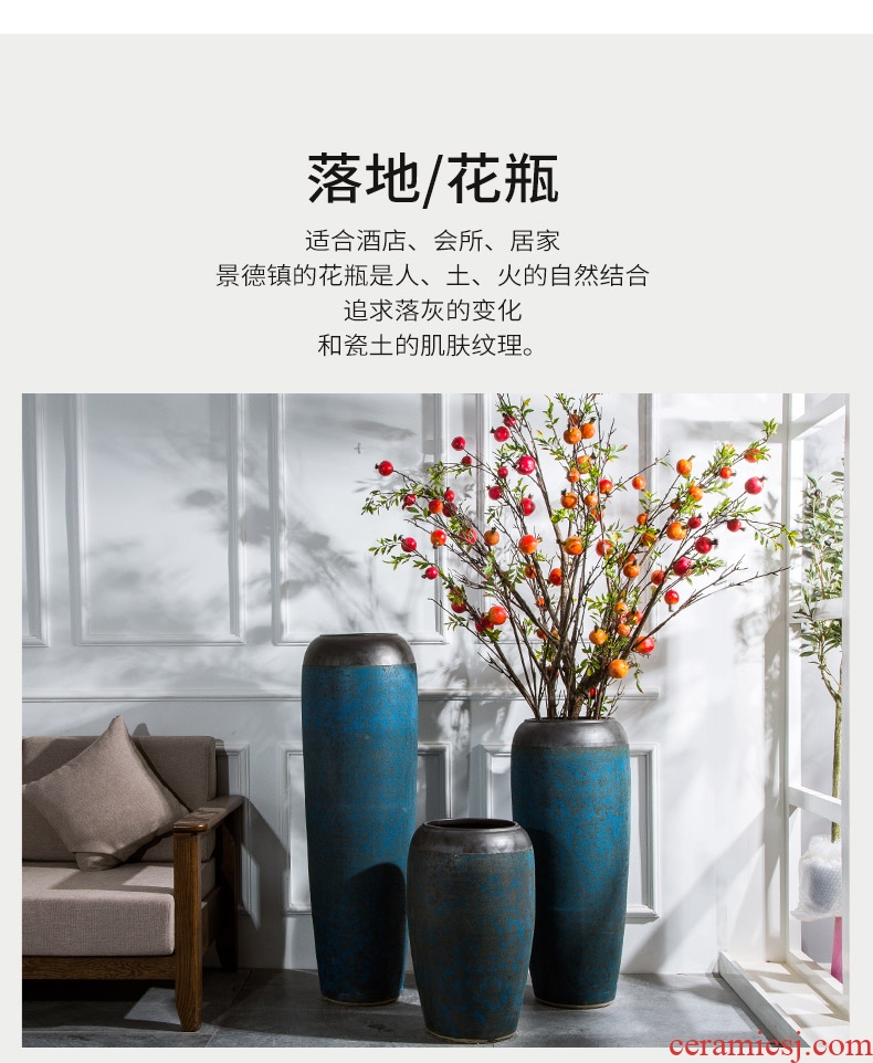 European ideas of jingdezhen ceramic vase of large sitting room flower arranging hotel villa household soft adornment POTS