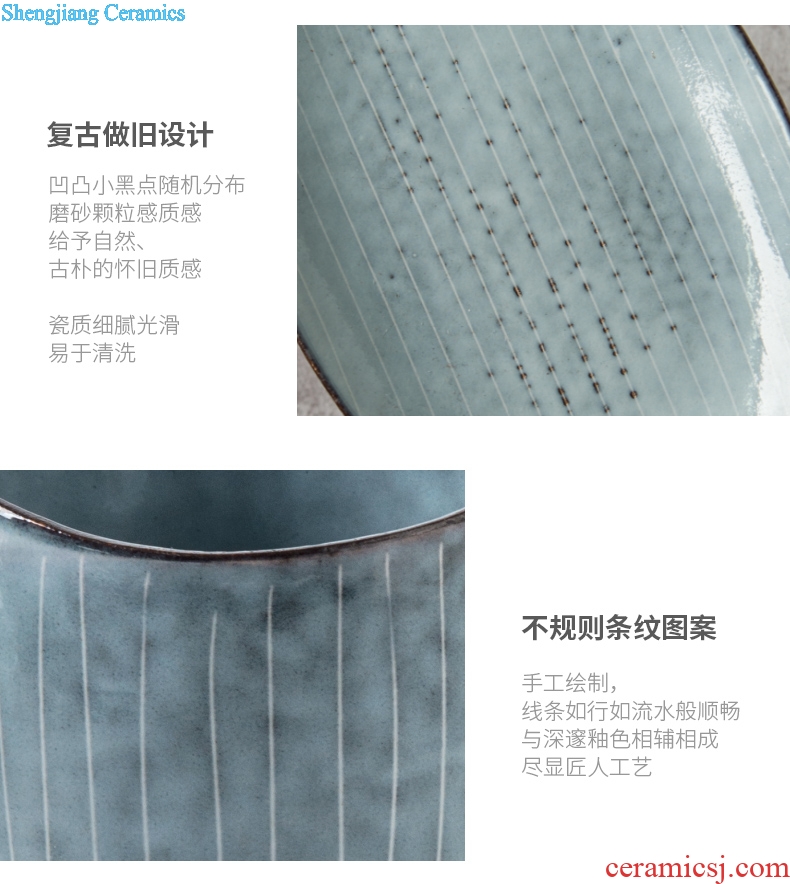 Million jia Japanese ceramics tableware restoring ancient ways suit dishes household good-looking tableware dishes 13 times of two people