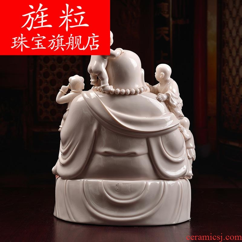 Bm maitreya dehua ceramic crafts household consecrate Buddha furnishing articles abital maitreya D01-0