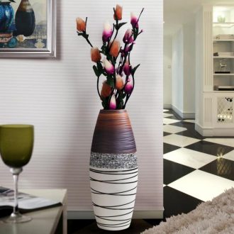 Tall vases furnishing articles home European sitting room porch TV ark dry flower arranging contracted and contemporary creative ceramic floor