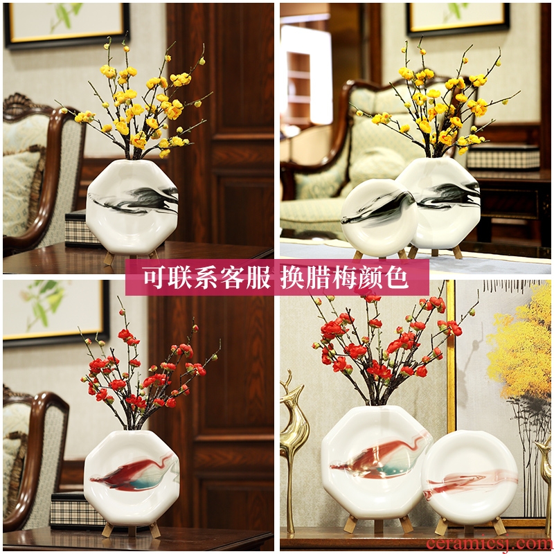 Creative new Chinese ceramic vases, flower arranging wine ark adornment TV ark place the sitting room porch household act the role ofing is tasted