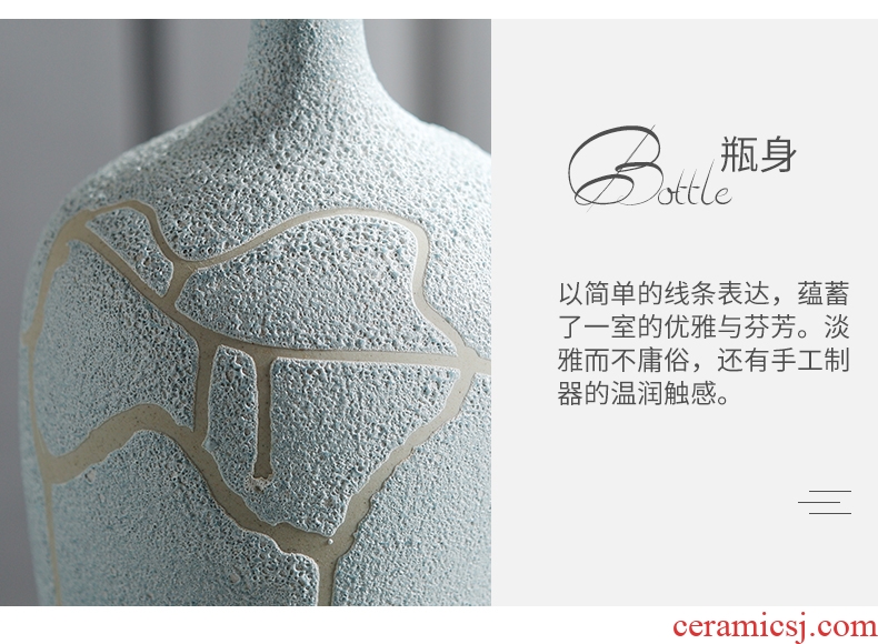 Jingdezhen ceramic wine table decorations furnishing articles household act the role ofing is tasted the sitting room porch vases, flower arranging dried flower decoration