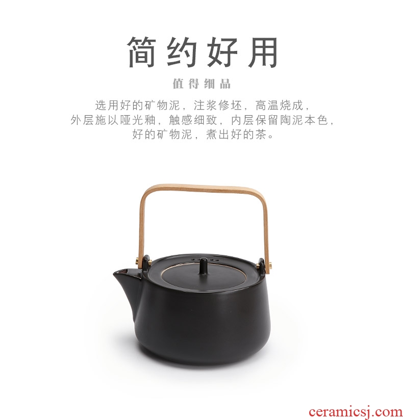 Mr Hours of nanshan light kettle TaoLu boiled tea machine household ceramic tea sets tea cooking pot