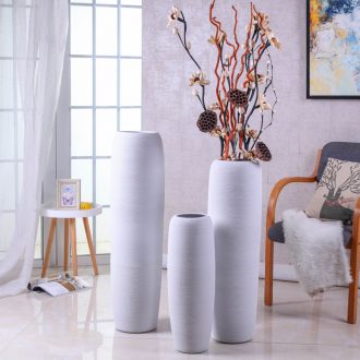 The ground simulation flower vase suit contemporary and contracted sitting room porch large Nordic jingdezhen ceramics flower arranging furnishing articles