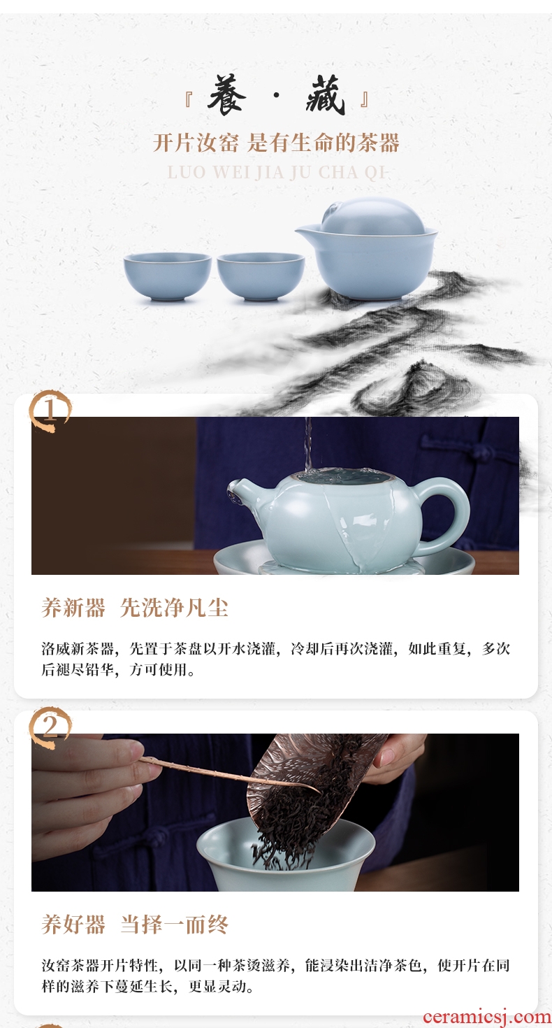 Blower, jingdezhen your kiln to crack a cup of tea cup a pot of 2 cup kung fu suit home office ceramic hand grasp pot