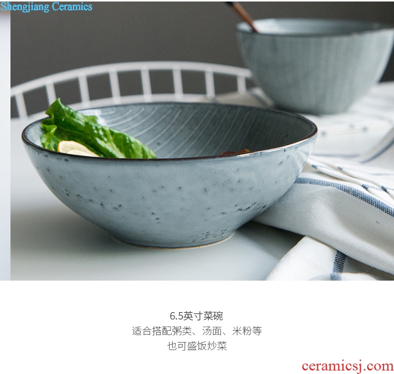 Million jia Japanese ceramics tableware restoring ancient ways suit dishes household good-looking tableware dishes 13 times of two people