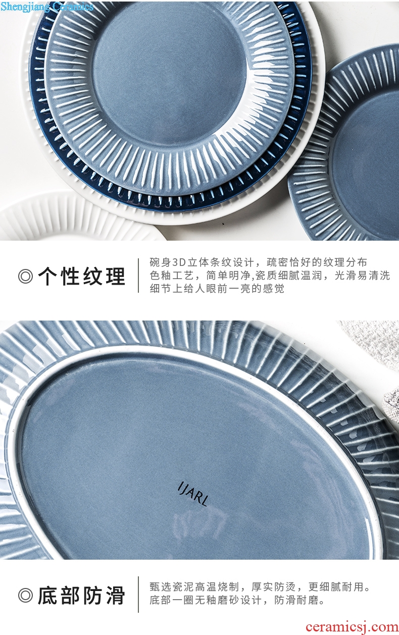 Ceramic breakfast dish Nordic contracted fruit creative lovely fish dish dish dish home web celebrity tableware