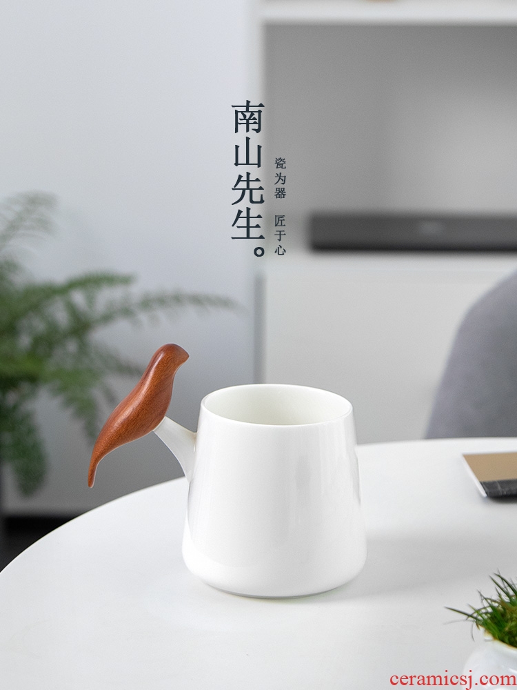 Mr Nan shan colorful glass ceramic mug cup couples creative mug cup custom office home
