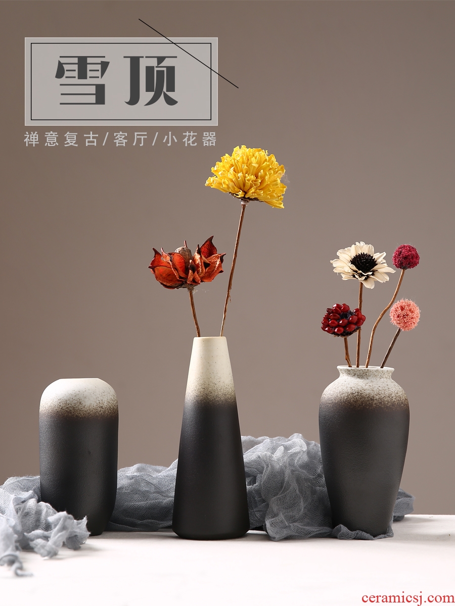 Chinese floret bottle zen retro porch place the flower flower arranging exchanger with the ceramics home sitting room TV ark adornment