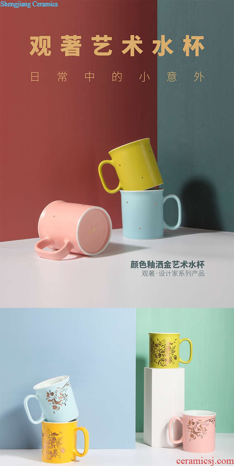 Designer duds & middot; High temperature inferior smooth color glazed ceramic mugs