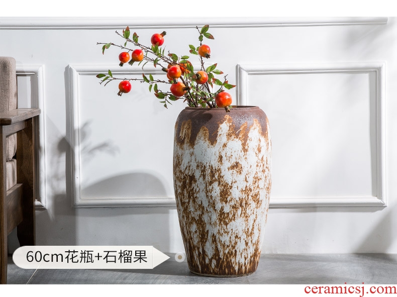 Jingdezhen ceramic floor to restore ancient ways do old large vases, pottery flower arrangement sitting room hotel villa home soft decoration
