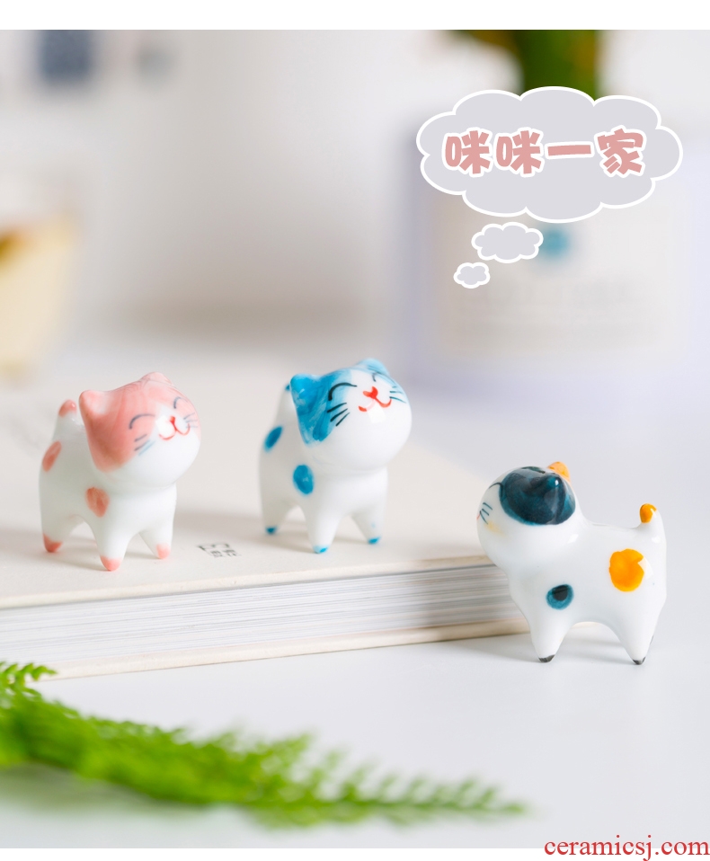 Lovely of creative ceramic animal small bedroom adornment home furnishing articles desktop porch ark girl heart dress up