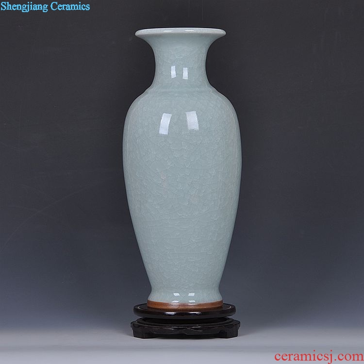 Jun porcelain of jingdezhen ceramics glaze cracks borneol antique vase, the sitting room porch household adornment handicraft furnishing articles