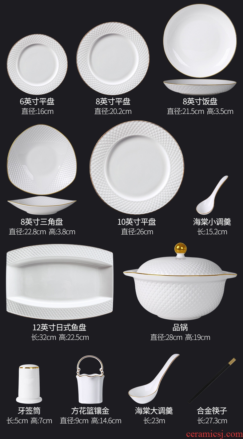 Nice dish dish Nordic tableware ceramics salad bowl noodle bowl of individual creative dishes household pure white