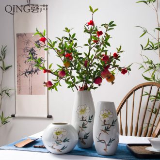 Jingdezhen ceramic hand-painted small flower implement new Chinese vases, flower arrangement home sitting room place the sitting room porch decoration