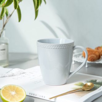 Ijarl Nordic creative ceramic coffee cup breakfast cup drink cup household milk cup mug cup of the sea