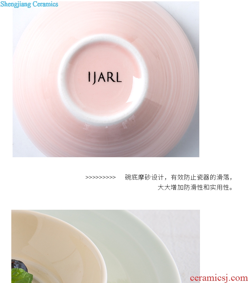Ijarl million jiamei type contracted wind andaman 32 sets of household ceramic dish plate tableware suit